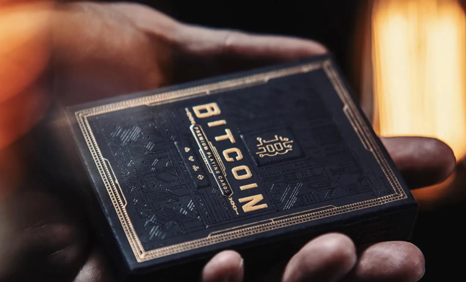 ₿itcoin Luxury Black Edition Playing Poker Cards